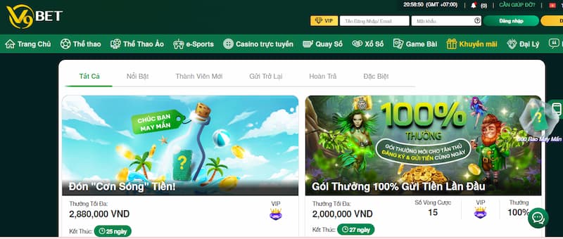 V9bet Giao Diện Nhà Cái