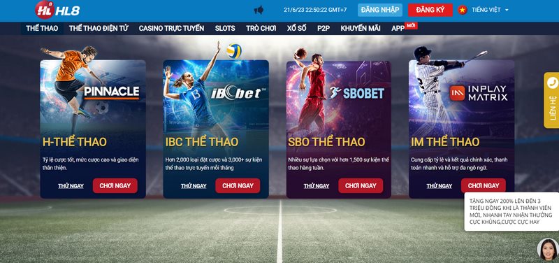 HL8 - Nhà cái cá cược đẳng cấp hàng đầu trên thị trường 5 Thể Thao Luôn Là Sự Lựa Chọn Hàng Đầu Khi Đến Với Hl8