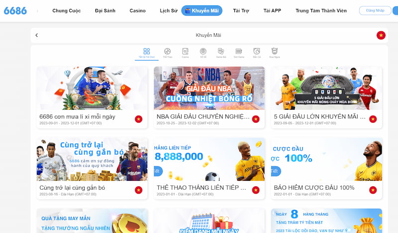 Nhà cái 6686 tụ điểm cá cược uy tín thu hút nhiều cược thủ 4 Khuyến Mãi 6686 Cực Hot