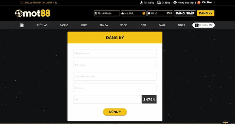 Mot88 - Sân chơi đẳng cấp, cá cược uy tín số 1 tại châu Á 6 Cách Tạo Tài Khoản Mot88